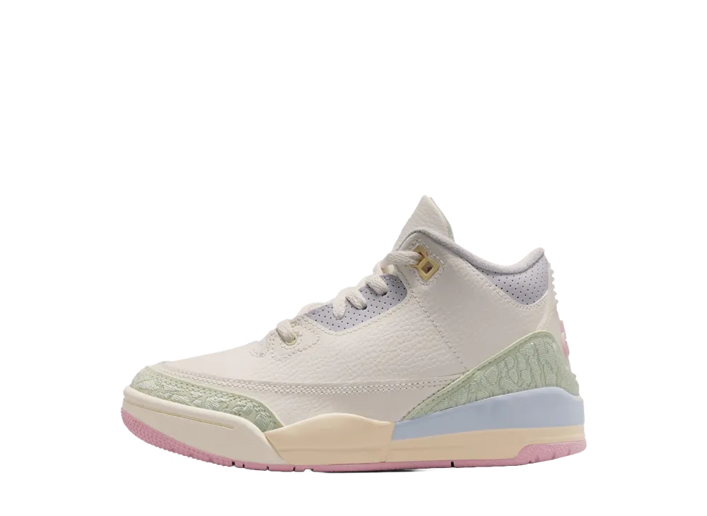 ナイキ PS ジョーダン3 "セイル/ジェイドオーラ" (キッズ)