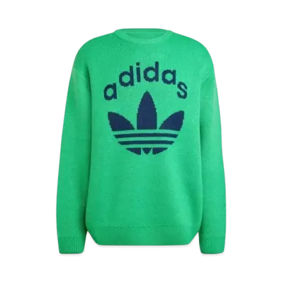 adidas Originals 70s Crewneck Sweater "Green/Night Indigo"
