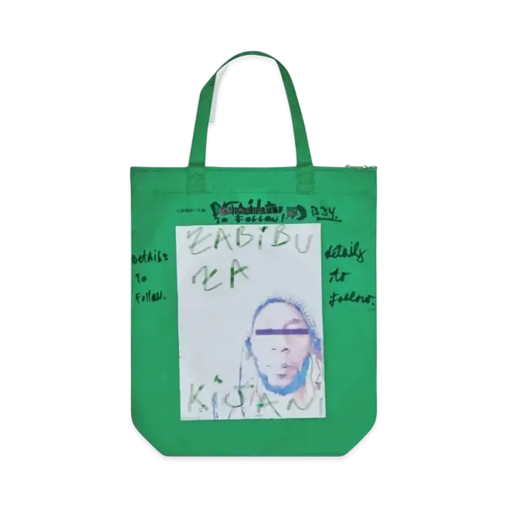 Dover Street Market London x Yasiin Bey 20th Anniversary Tote "Green"