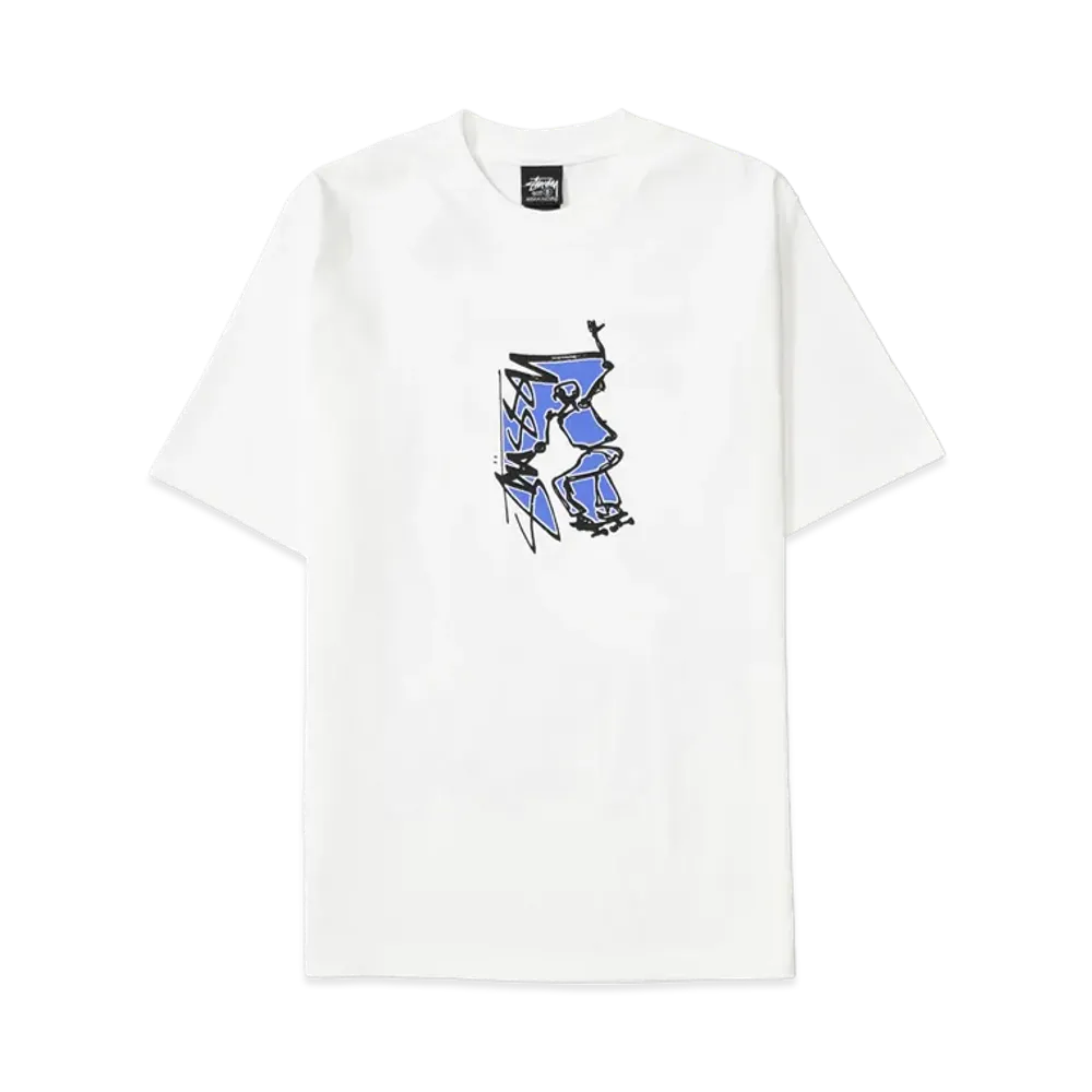 Stussy Smooth Sk8 Tee "White"