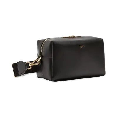 Dolce&Gabbana Mon-Reale Bag Calfskin Brand Logo "Black"