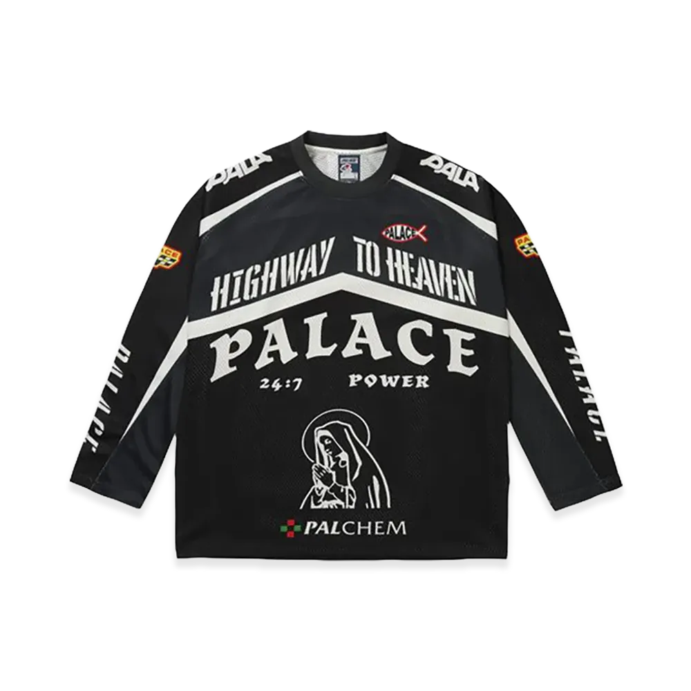PALACE Highway To Heaven Jersey "Black"