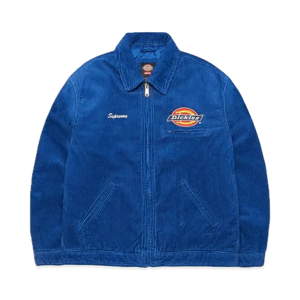 Supreme x Dickies Corduroy Work Jacket "Royal"