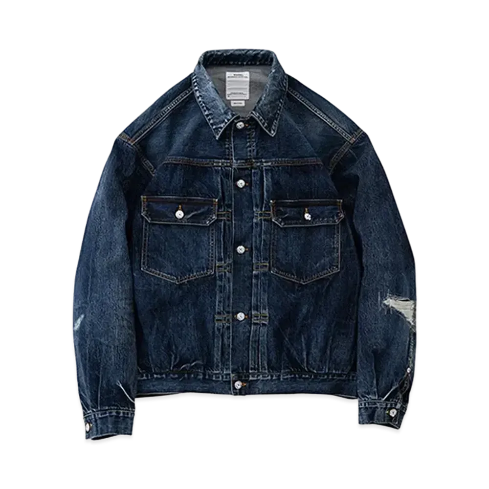 visvim SS 101XX JKT DRY DMGD-1006 "Denim"