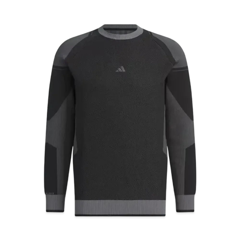 adidas Primeknit Pullover Long Sleeve Sweater "Black"