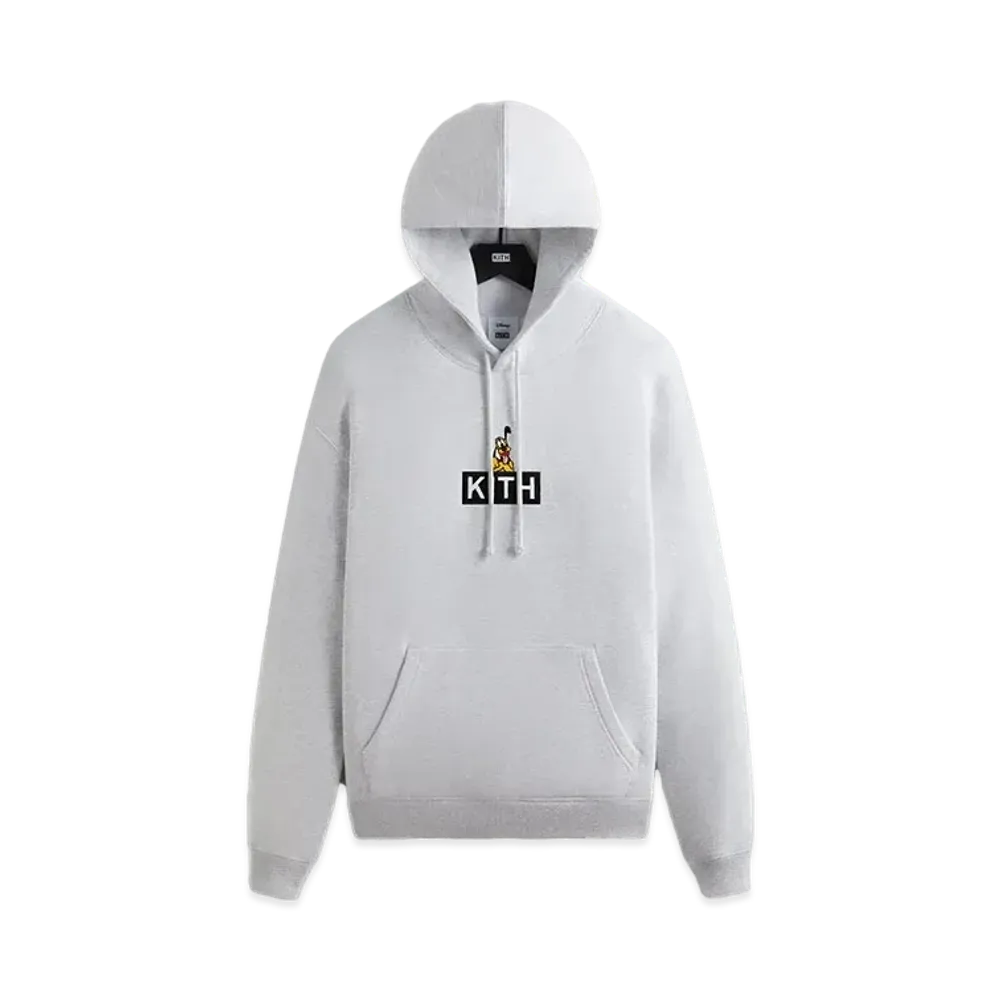 Kith x Disney Mickey & Friends Cyber Monday Pluto Classic Logo Hoodie "Light Heather Grey"