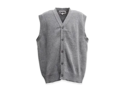 COMME des GARCONS CDG Oversized Cardigan Vest "Grey"