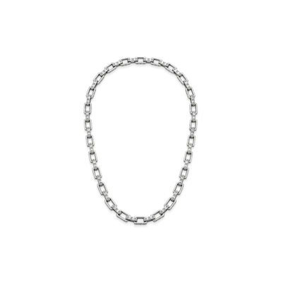 Louis Vuitton Mini Monogram Chain Collier "Silver"