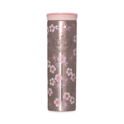 STARBUCKS SAKURA 2026 Stainless Bottle Metallic 473ml "Light Pink"