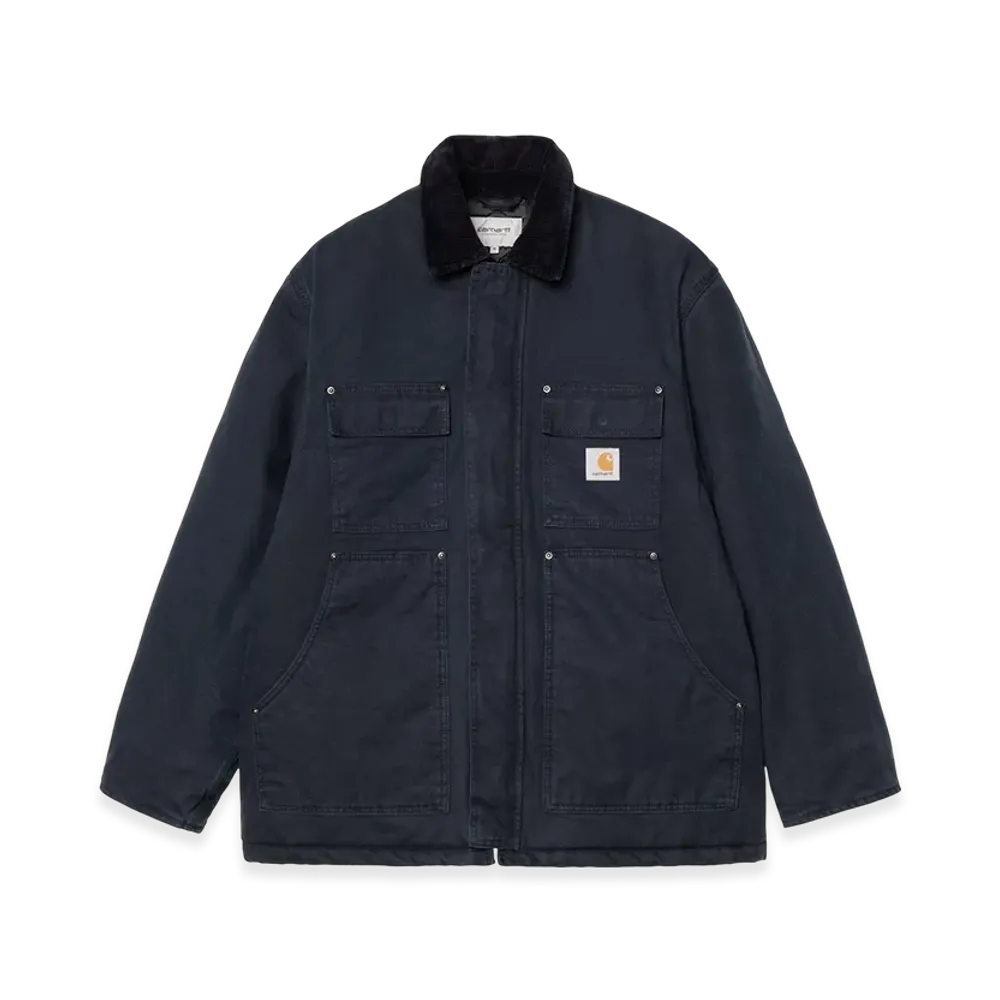 Carhartt WIP Ambel Coat "Deep Night/Deep Night(Stone Washed)"