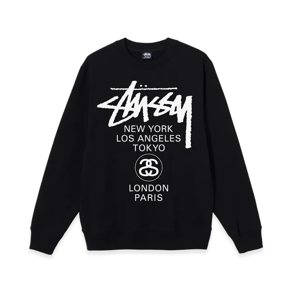 Stussy World Tour Crew 2021 "Black"