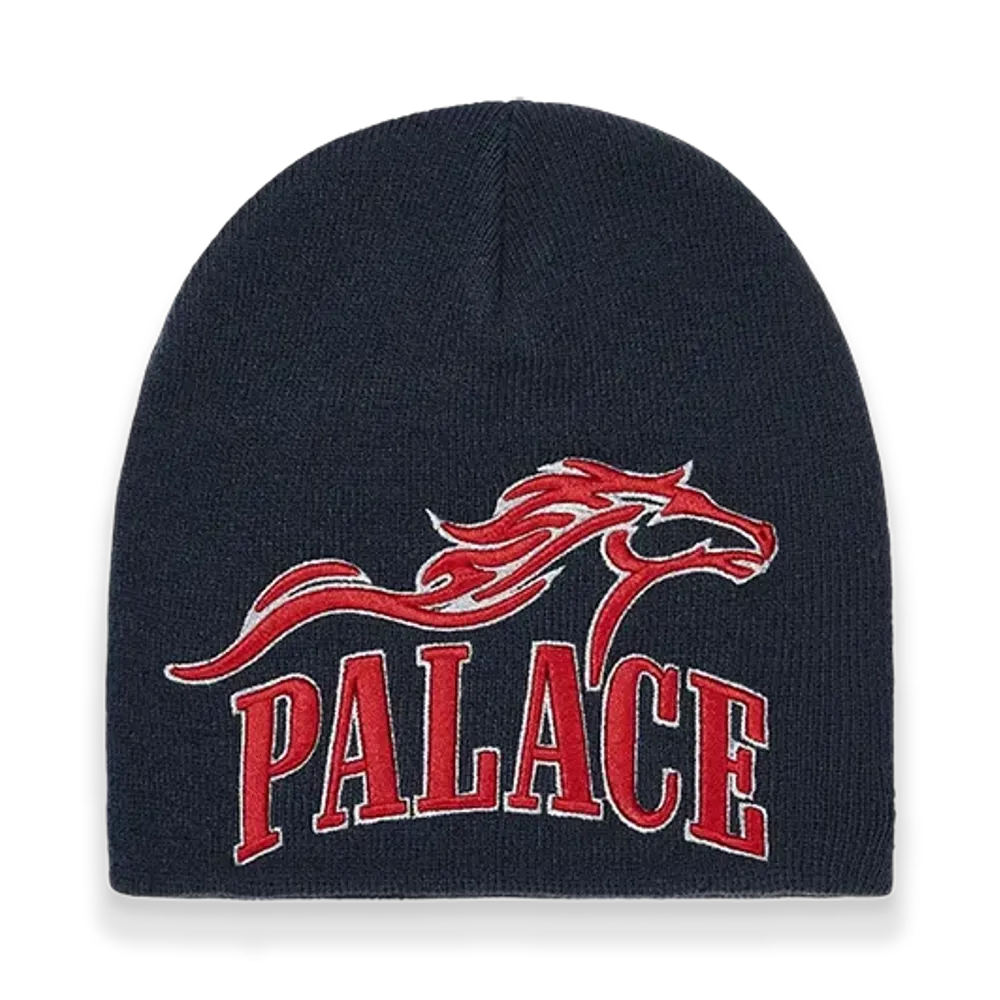 PALACE Horsepower Nein Cuff Beanie "Navy"