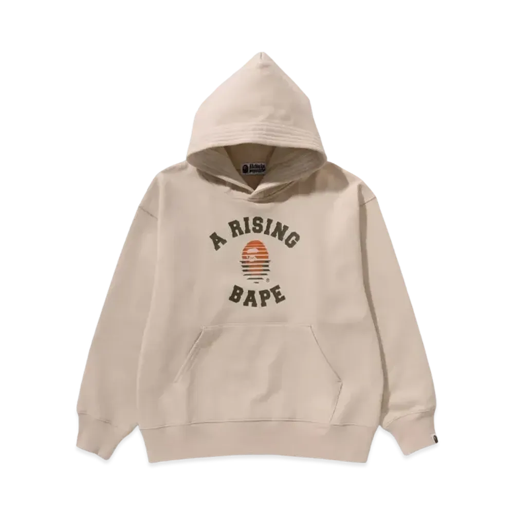 A RISING BAPE Pullover Hoodie "Ivory"