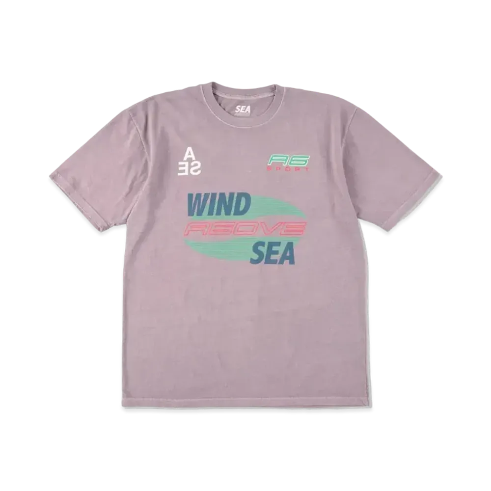 WIND AND SEA x A6OVE A6SPORT TEE "Lilac"