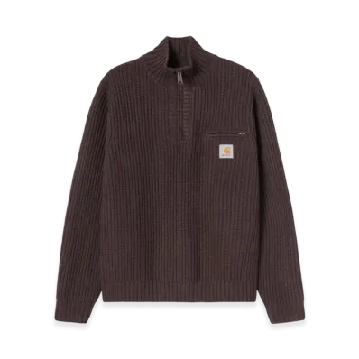 Carhartt WIP Detroit Half Zip Sweater "Palisander"