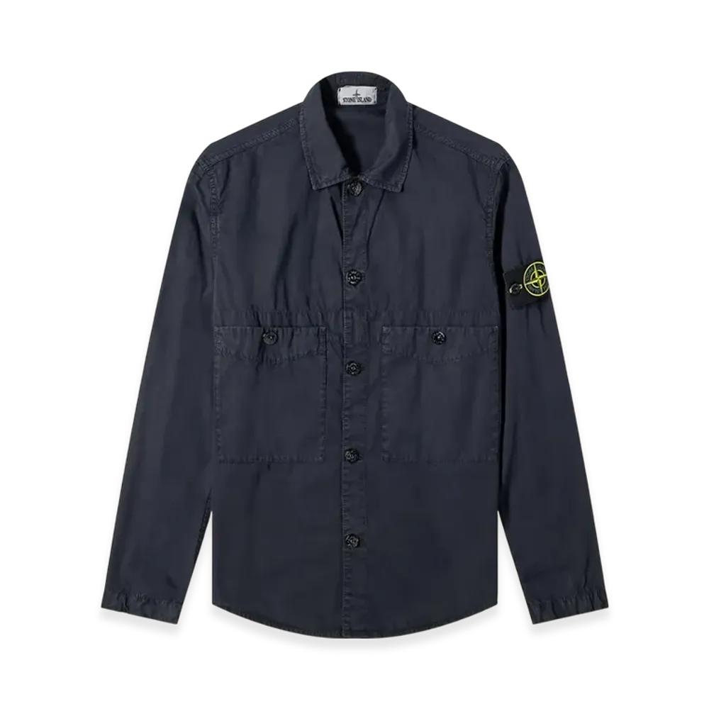 Stone Island 110WN T.CO+OLD Overshirt - 21SS "Navy Blue"