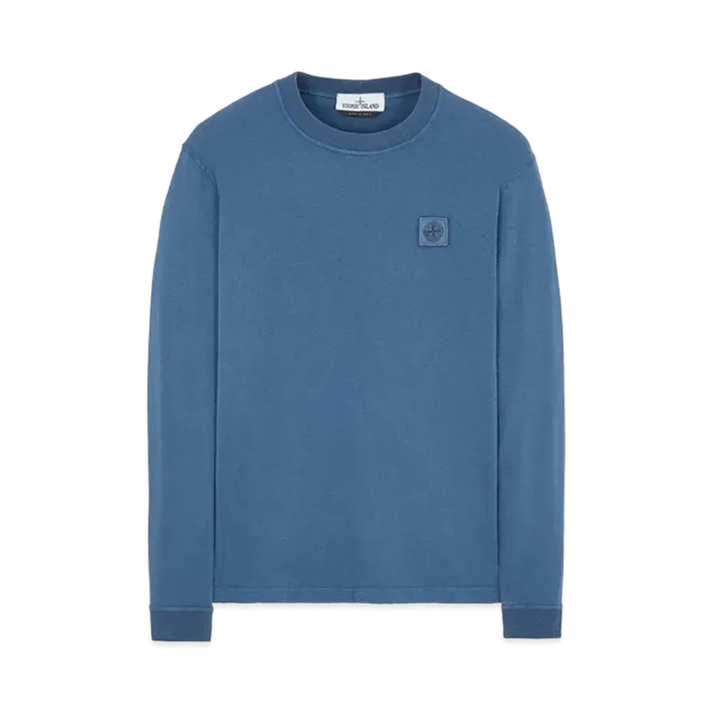 Stone Island 21842 COTTON JERSEY 20/1 'FISSATO' EFFECT_SLIM FIT "Teal"