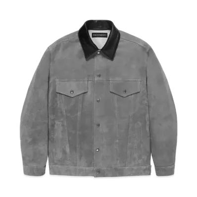 WACKO MARIA Suede Trucker Jacket "Gray"