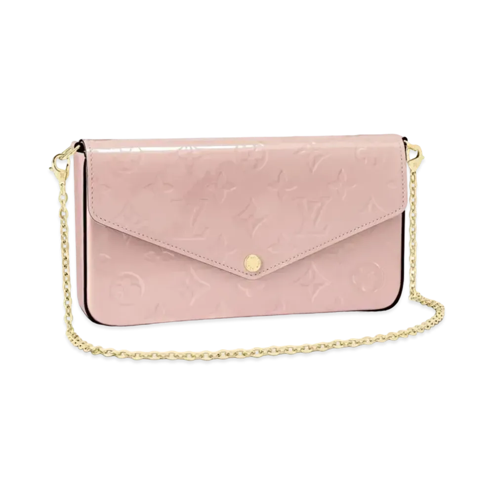 Louis Vuitton Vernis Pochette Felicie "Pink"