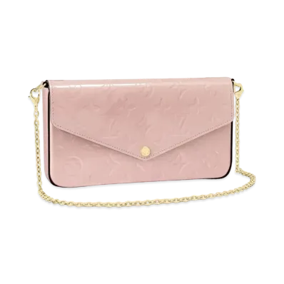 Louis Vuitton Vernis Pochette Felicie "Pink"