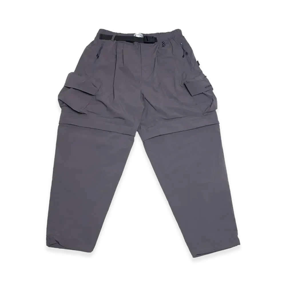 ALOUND Detachable Cargo Nylon Pants "Charcoal Grey"