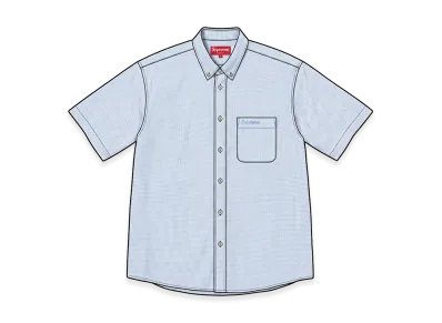 Supreme Gingham S/S Shirt "Blue"