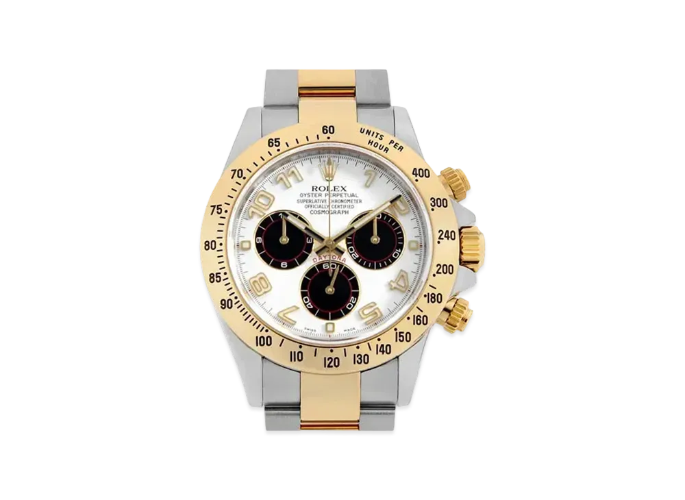 ロレックス コスモグラフ デイトナ "パンダ/ステンレススチール/イエローゴールド" 116523