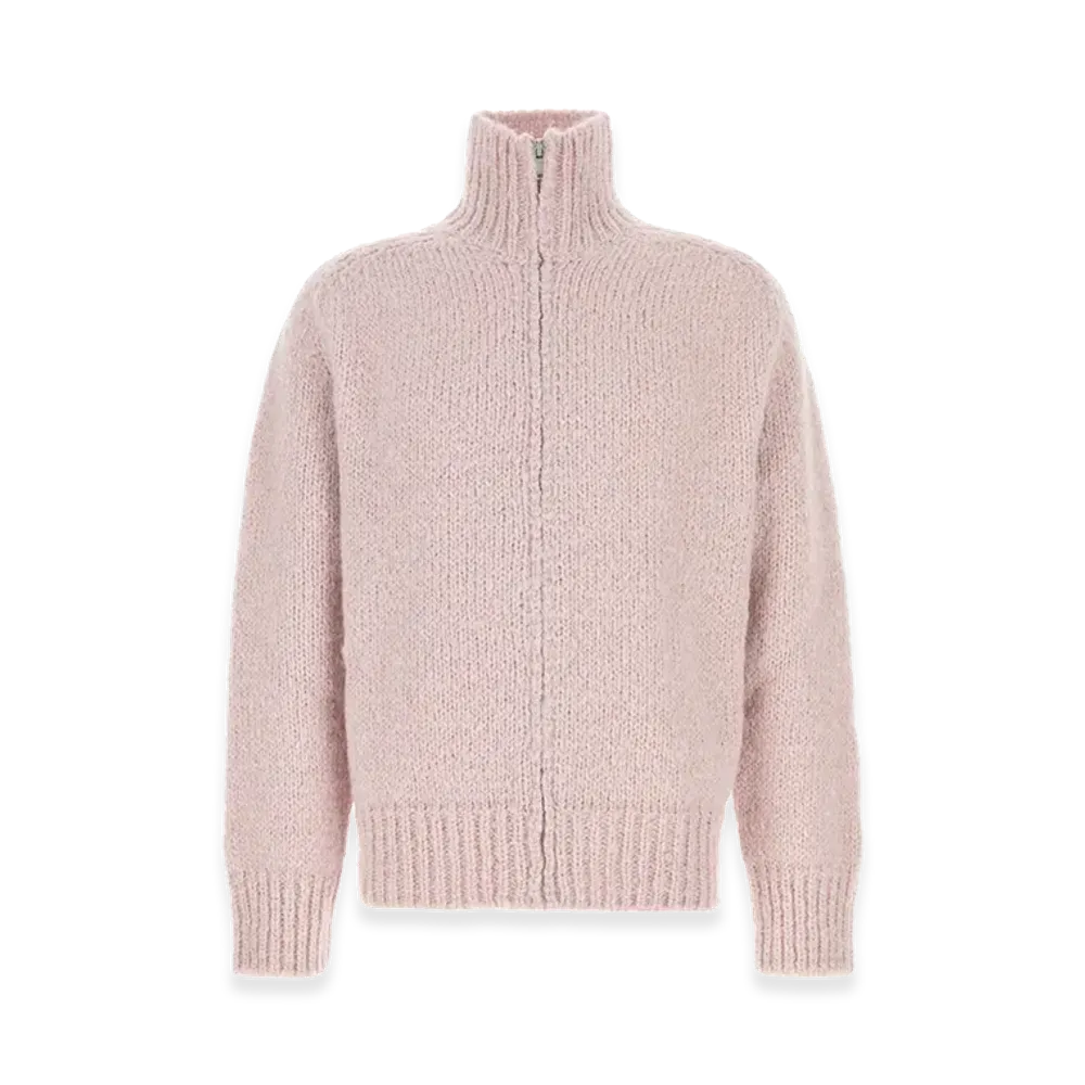 Jil Sander Mohair Blend Cardigan "Pink"