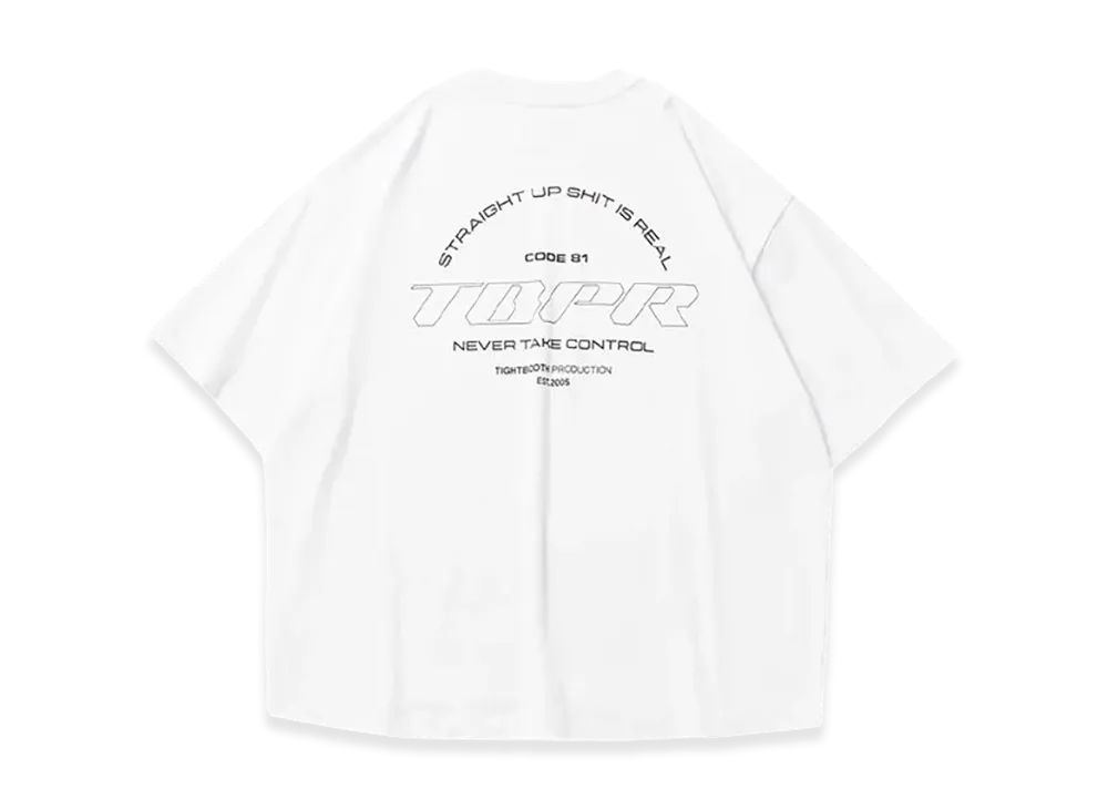 TIGHTBOOTH Straight Up T-Shirt "White"