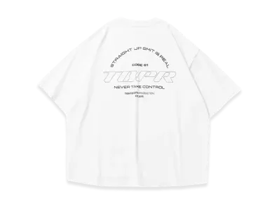 TIGHTBOOTH Straight Up T-Shirt "White"