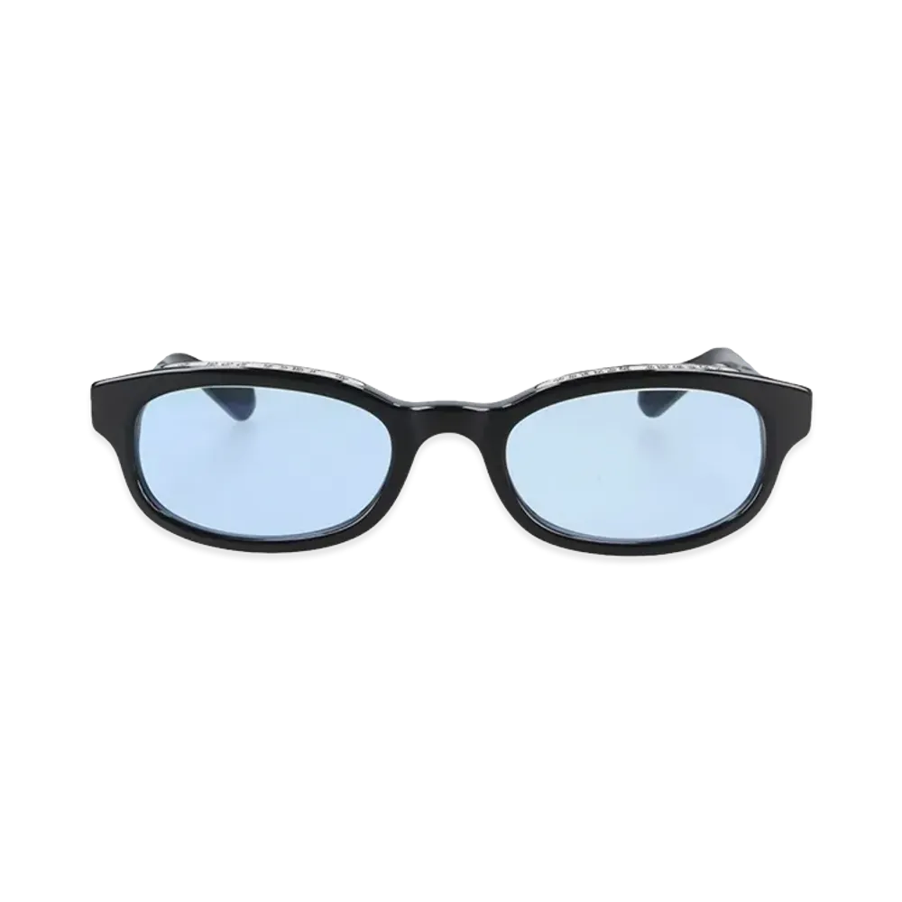 Chrome Hearts 52 21-142 LOWRIDER Acetate Sunglasses "Black/Blue"