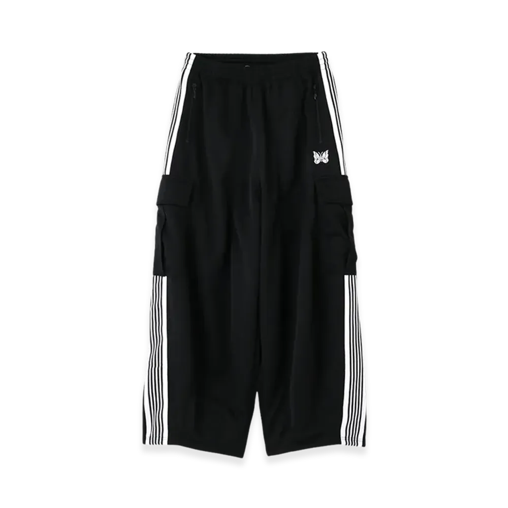 NEEDLES x LHP H.D. Track Pants BDU Poly Smooth "Black"
