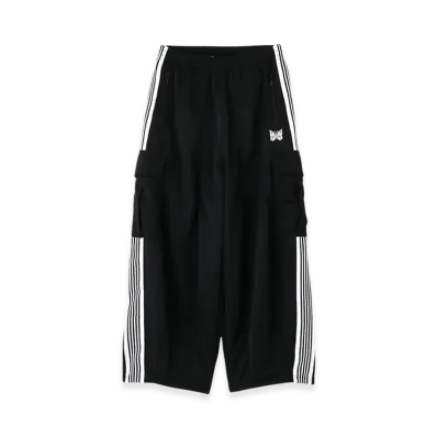 NEEDLES x LHP H.D. Track Pants BDU Poly Smooth "Black"