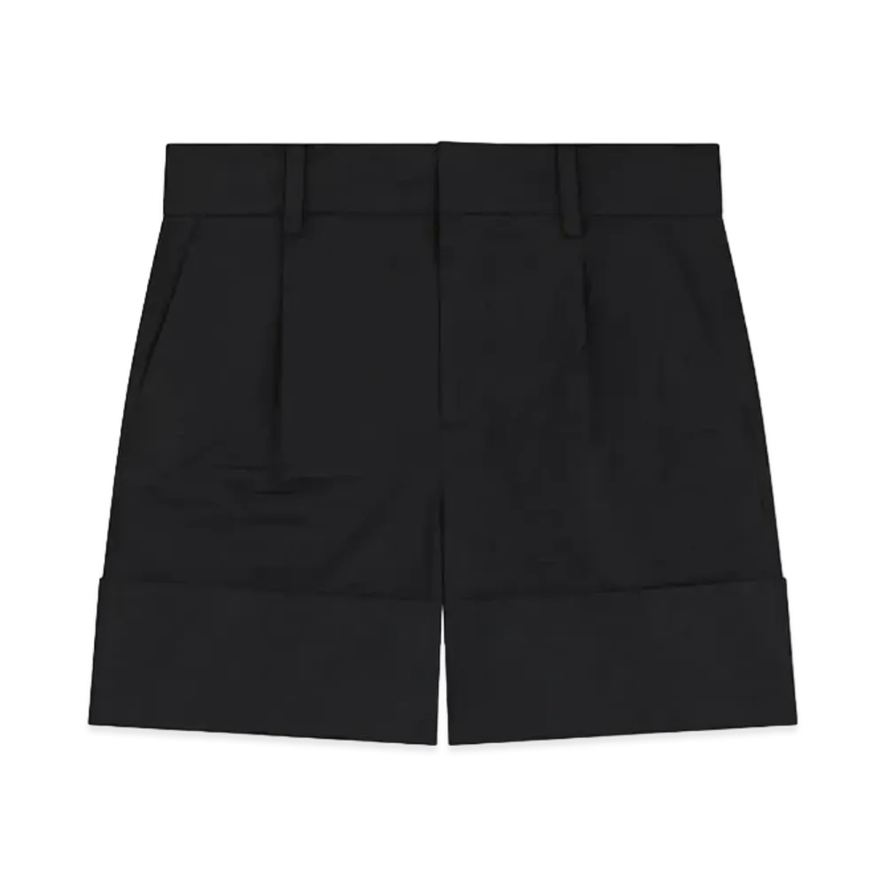 WE11DONE Wide Roll-up Shorts "White"