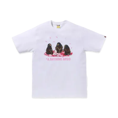 A BATHING APE Sakura Viewing Tee "White"