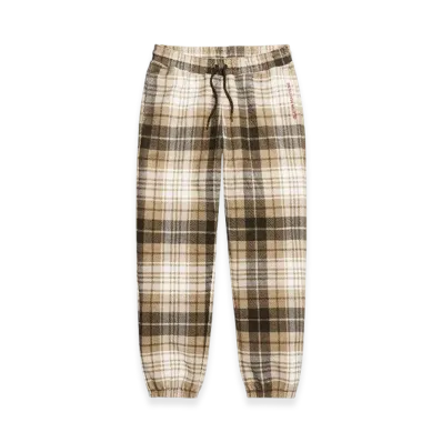 H&M x Glenn Martens Check Sweatpants "Beige"