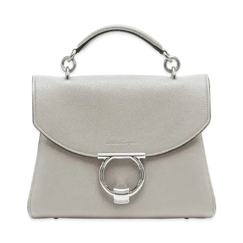 Salvatore Ferragamo Top Handle "Rhicoceros Grey"