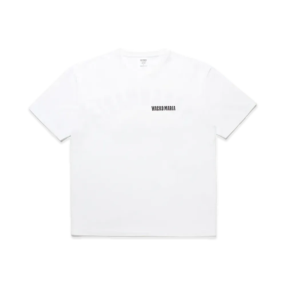 WACKO MARIA Washed Heavy Weight T-Shirt "White"