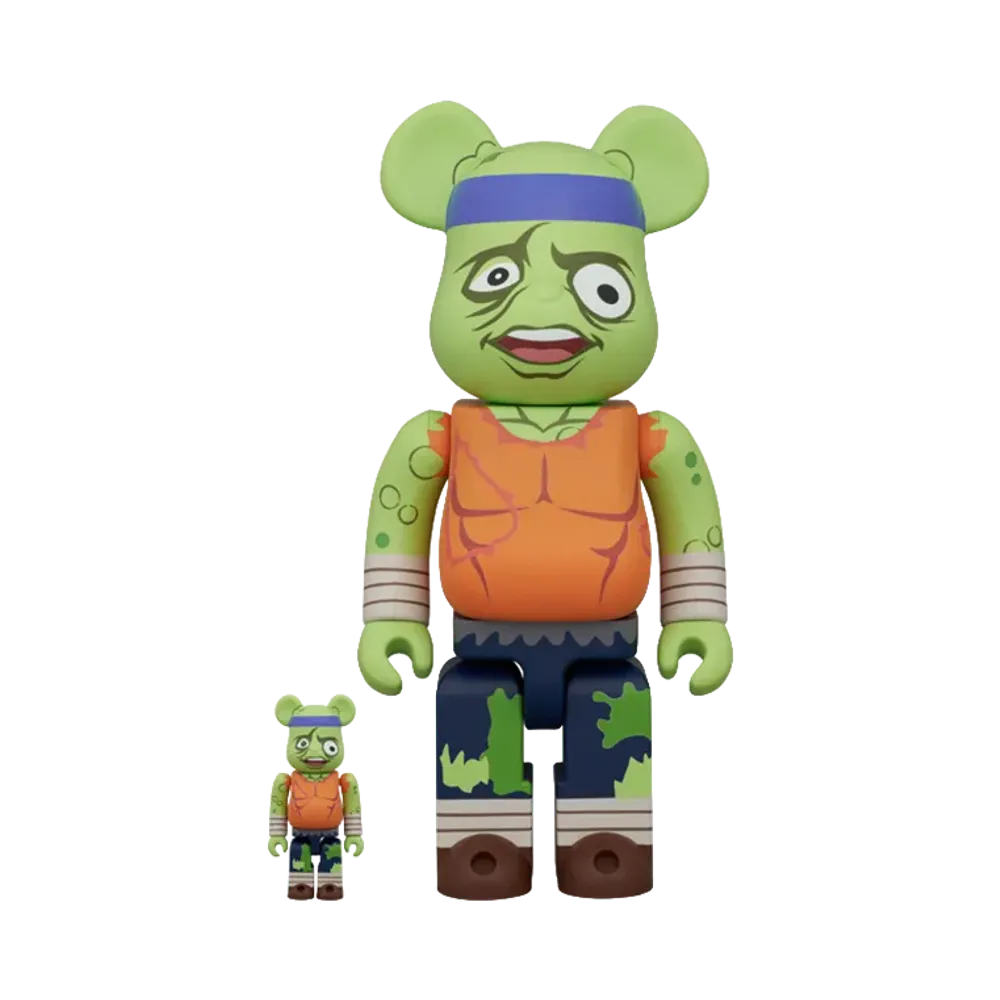 MEDICOM TOY "BEARBRICK" -Toxic Crusaders- Bearbrick The Toxic Crusaders 100% & 400%