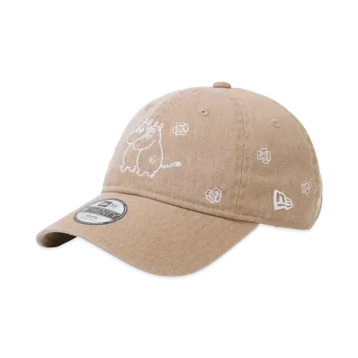 NEW ERA x Moomin Kids Youth 9Twenty Flower Moomin Snorkmaiden "Italian Wash Khaki"