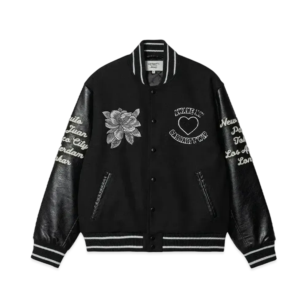 Carhartt WIP x AWAKE NY Teddy Jacket "Black"