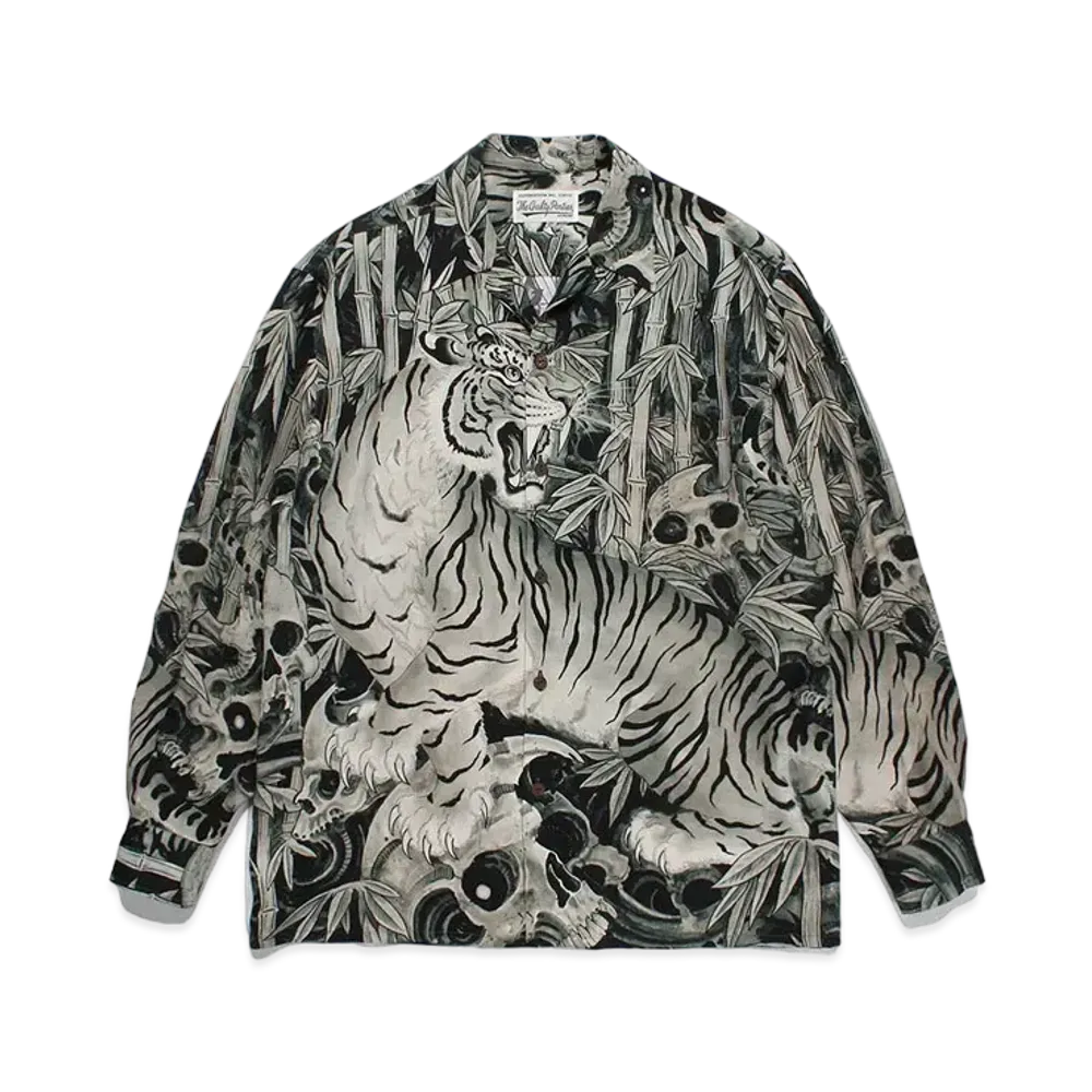 WACKO MARIA Tim Lehi / Hawaiian Shirt "Olive"