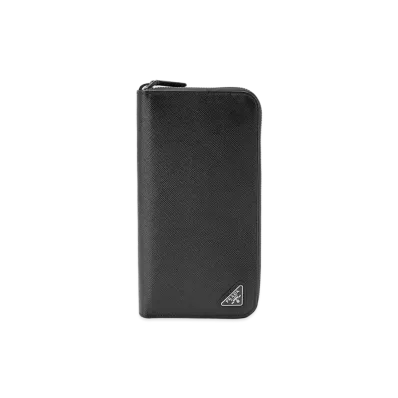 PRADA Saffiano Wallet "Black"