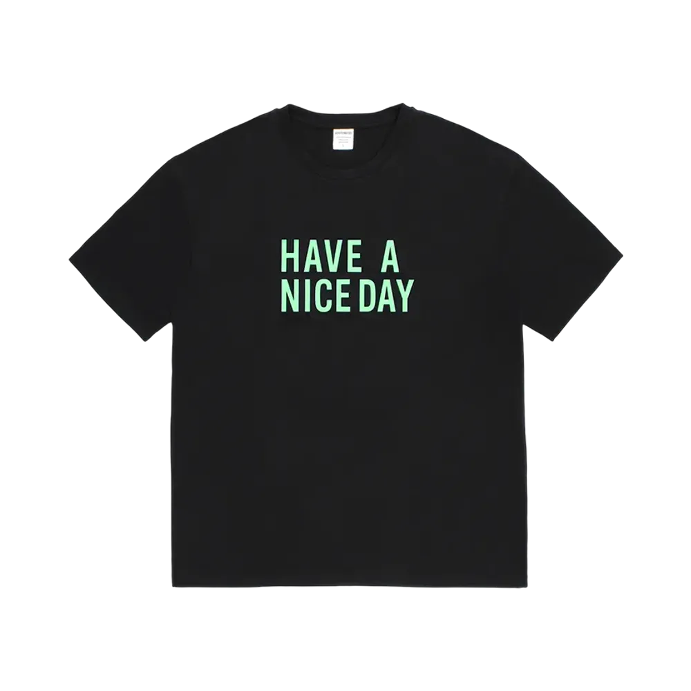 WACKO MARIA Washed Heavy Weight T-Shirt "Black"