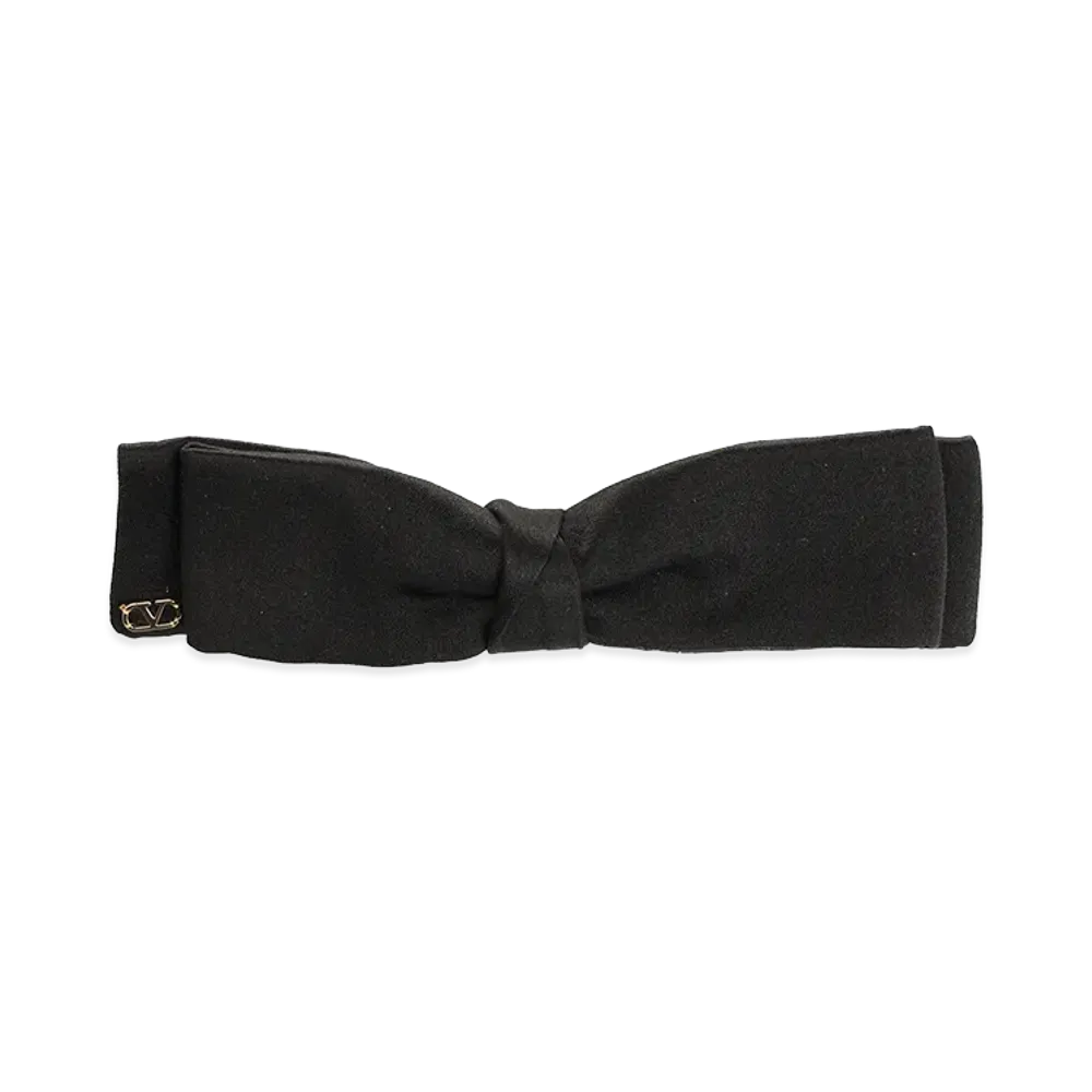 Valentino Women's Bow Hair Clip "Black"