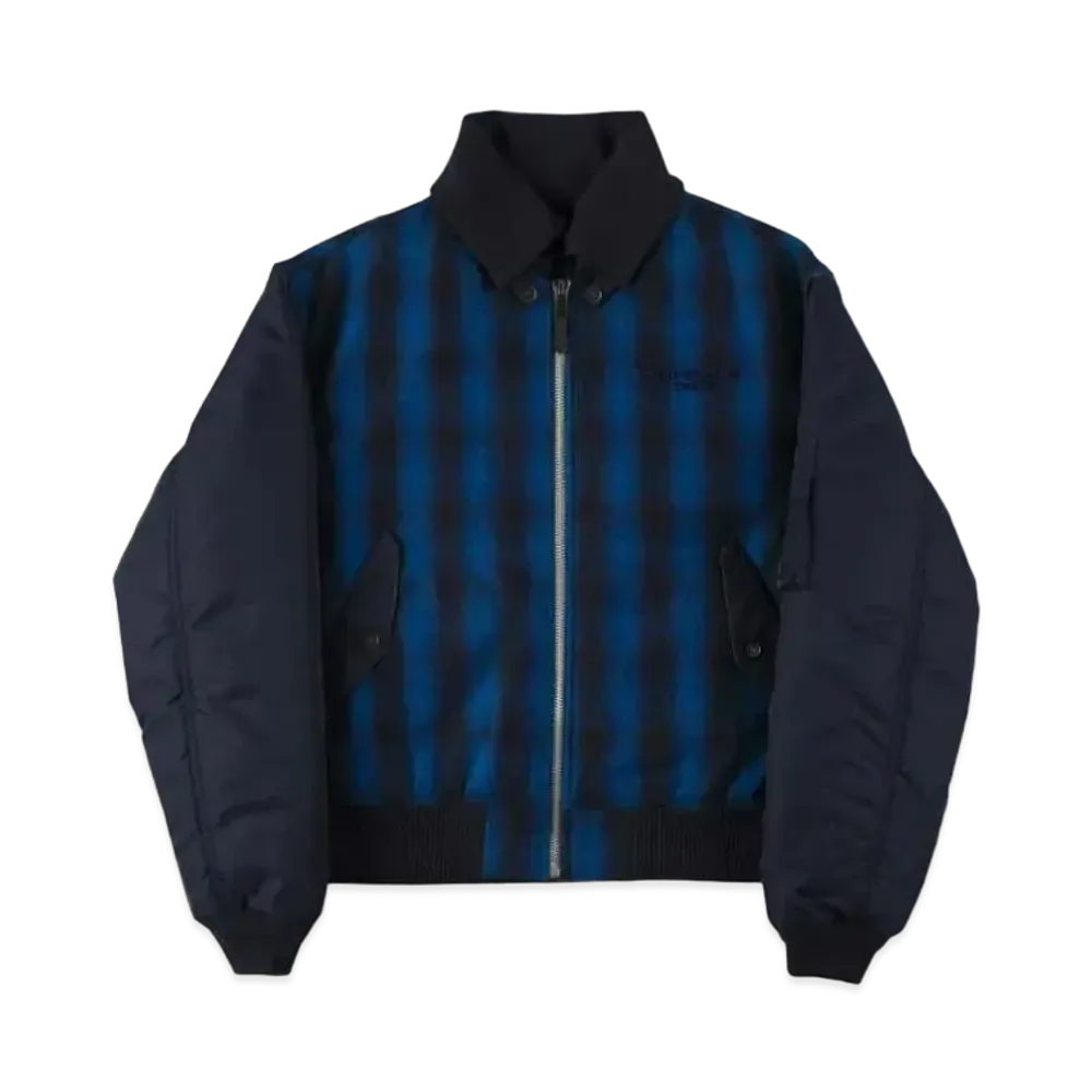 SUPPLIER Checked Ma-1 "Blue"