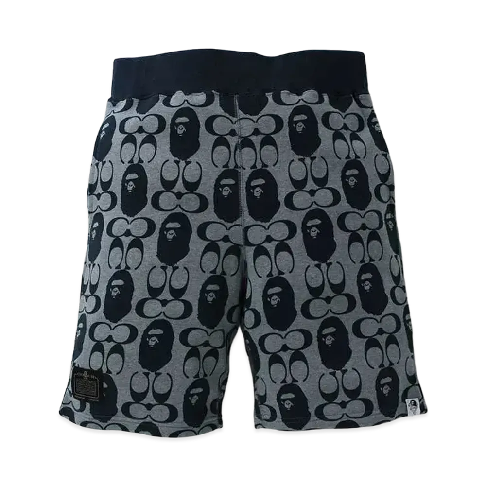 Bape × Coach Sweat Shorts "Navy"