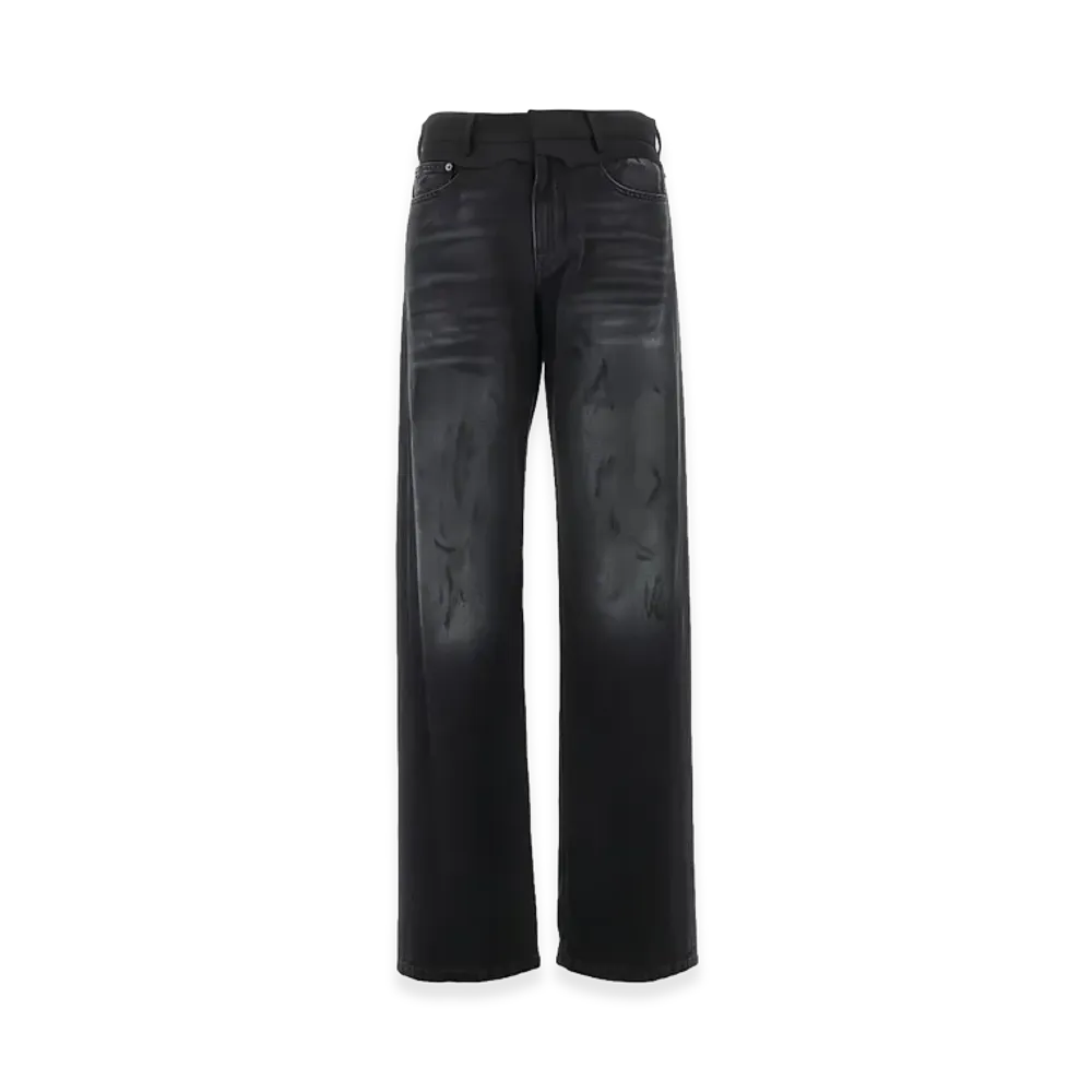 MM6 Maison Margiela Women's Pants 5 Pockets "Black"
