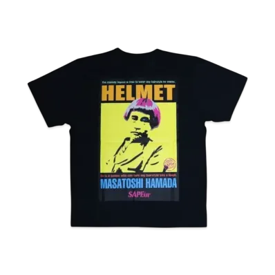 SAPEur x MASATOSHI HAMADA A Laugh For Life SS Tee Youth "Black"