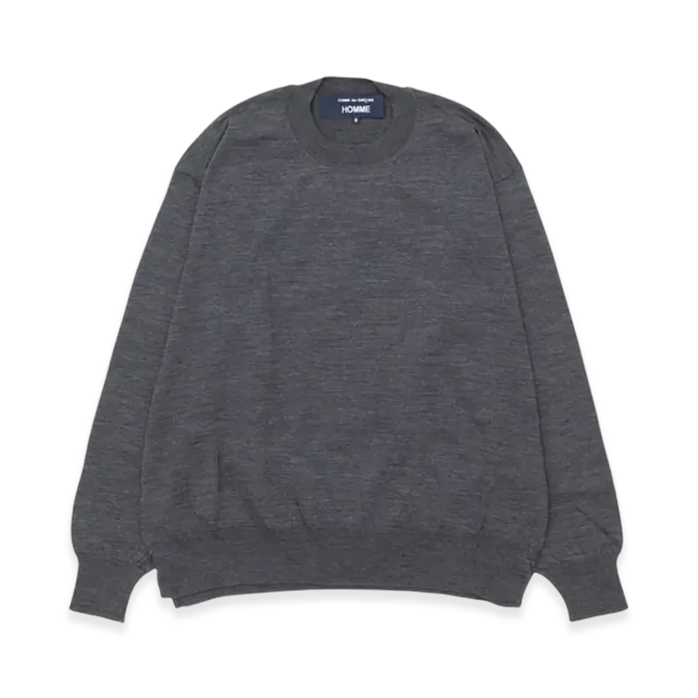 COMME des GARCONS HOMME Worsted Wool Jersey "Top Grey"